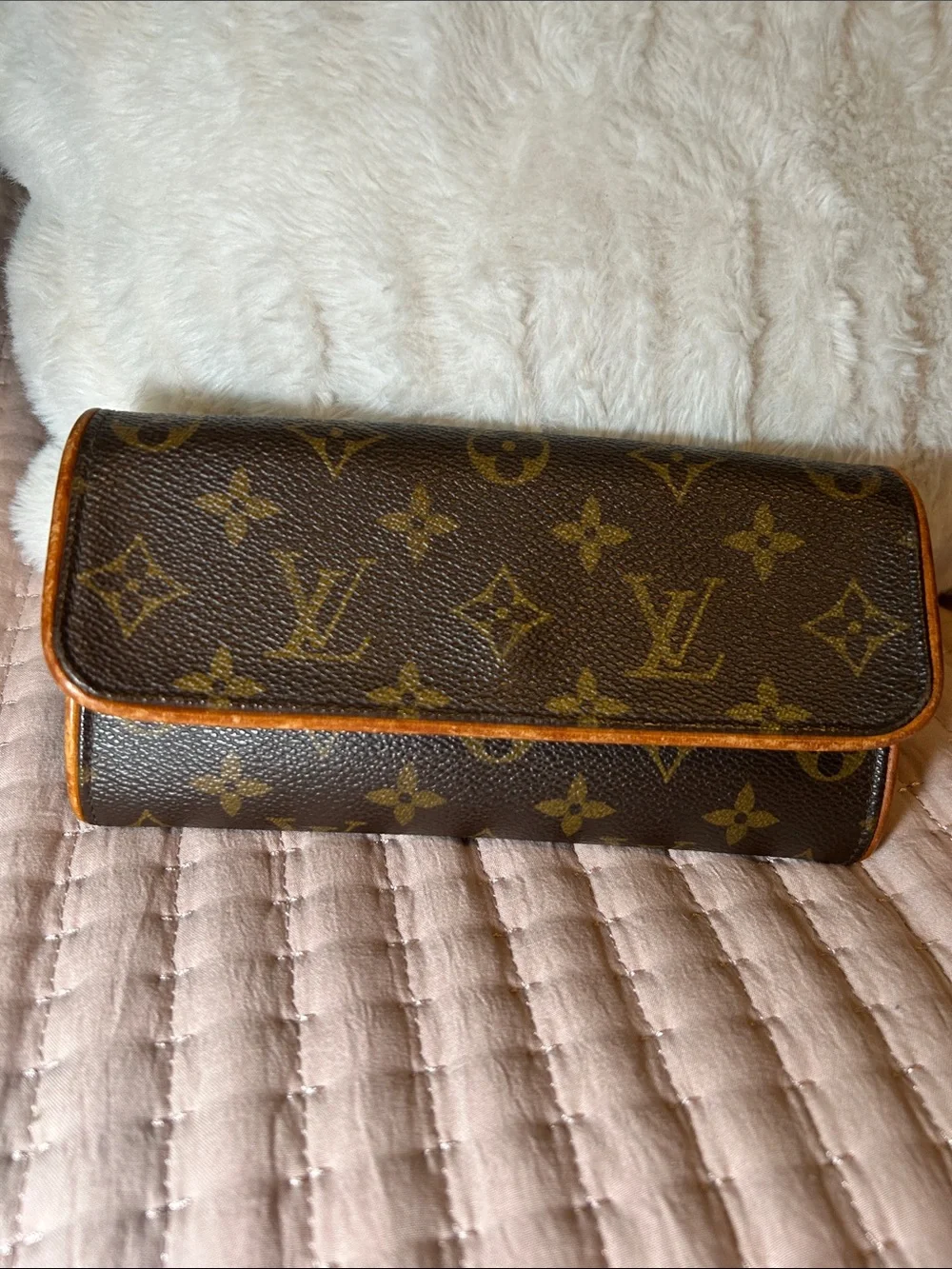441. Louis Vuitton PM twin Pochette with COA